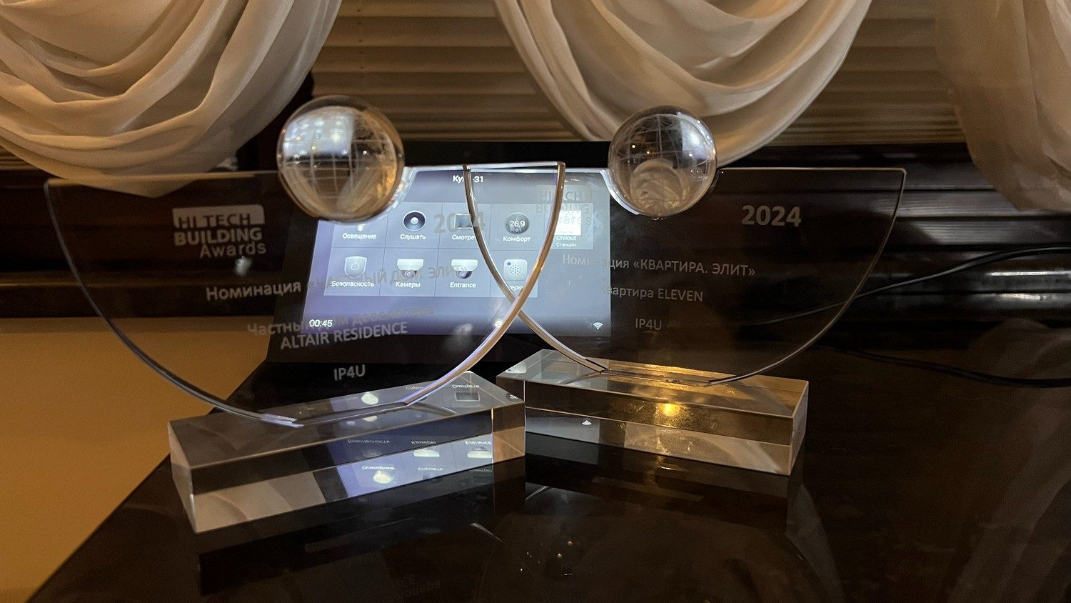 Две награды Hi-Tech Building Awards 2024, полученные ip4u